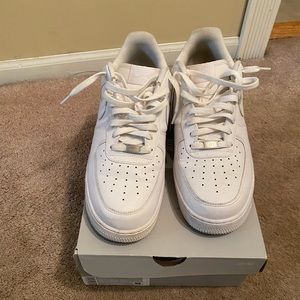 Air Force 1s white low slightly used